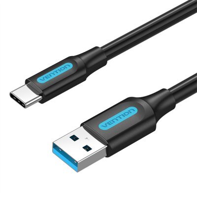   USB to USB Type-C Vention COZBF  1M Black PVC Type