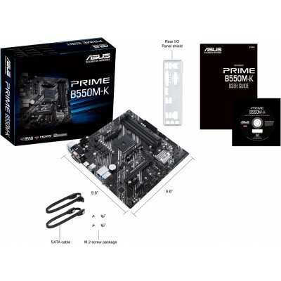     ASUS PRIME B550M-K Soc-AM4 AMD B550 4xDDR4 mATX AC`97 8ch(7.1) GbLAN RAID+VGA+DVI+HDMI - #4