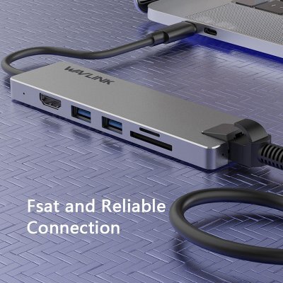  -   WavLink Docking Station USB-C Travel Mini/100W PowerDelivery (WL-UHP3409) - #1