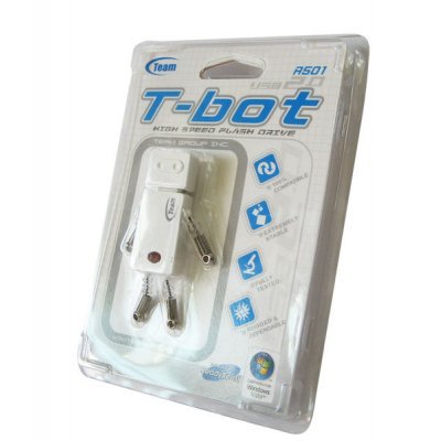  USB  04Gb TEAM T-Bot Drive, White (765441000421) - #1