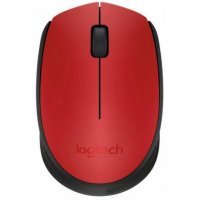  Logitech M171 Wireless Mouse Red-Black USB