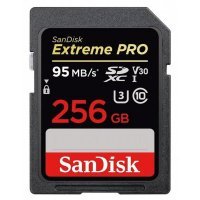   Sandisk 256GB SDXC Card Extreme Pro - 170MB/s V30 UHS-I U3