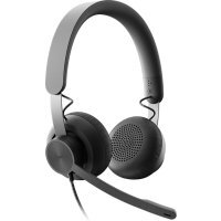   Logitech Headset Zone Wired Teams Graphite (981-000870)