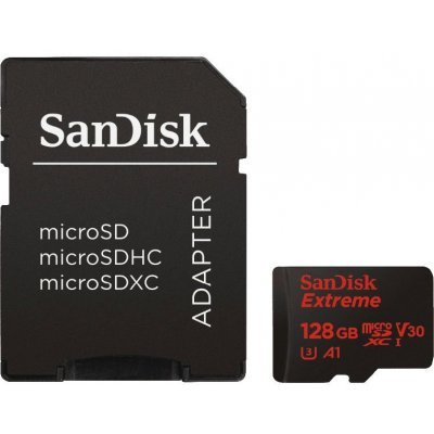    Sandisk microSD 128GB Class 10 UHS-I A1 Extreme (SDSQXAF-128G-GN6AA)