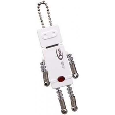  USB  04Gb TEAM T-Bot Drive, White (765441000421)