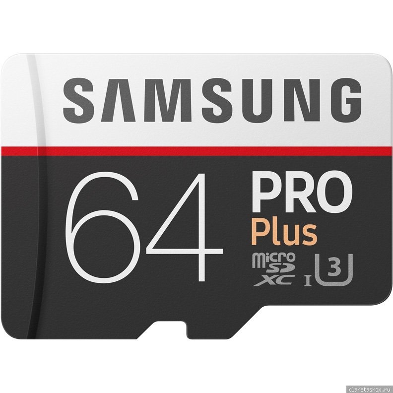 Карта памяти microsd samsung evo plus 64 гб